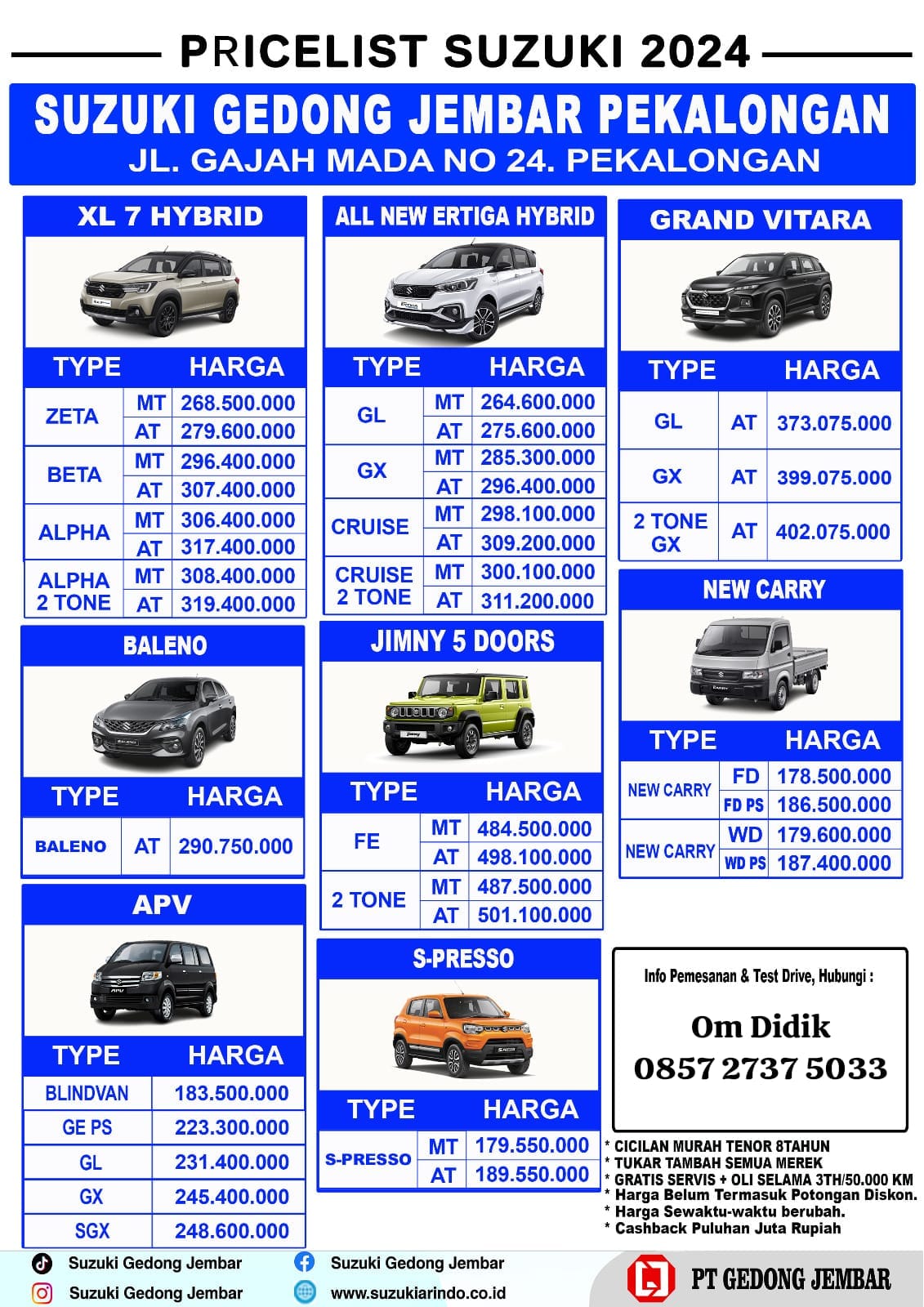 Harga  Pekalongan Harga Suzuki Pekalongan Batang Pemalang Terbaru