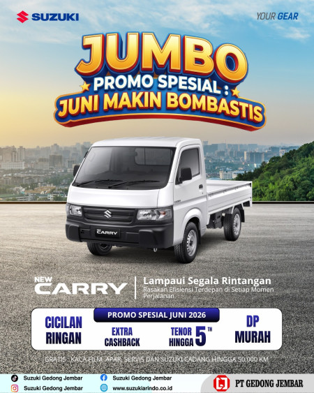 Promo Suzuki New Carry Pick Up 2026 Disk 30jt UP