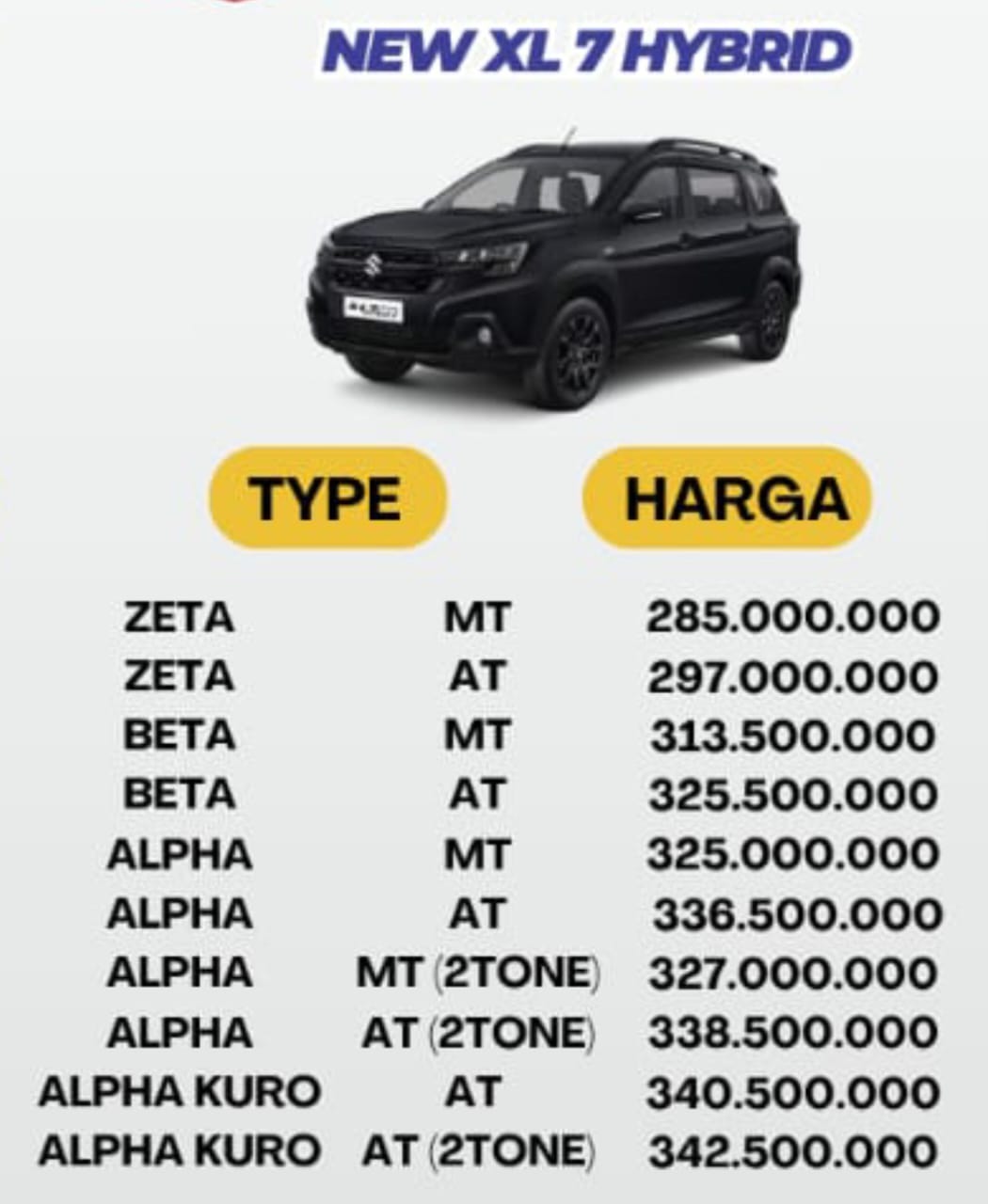 Promo Suzuki All New XL7 Hybrid 2026