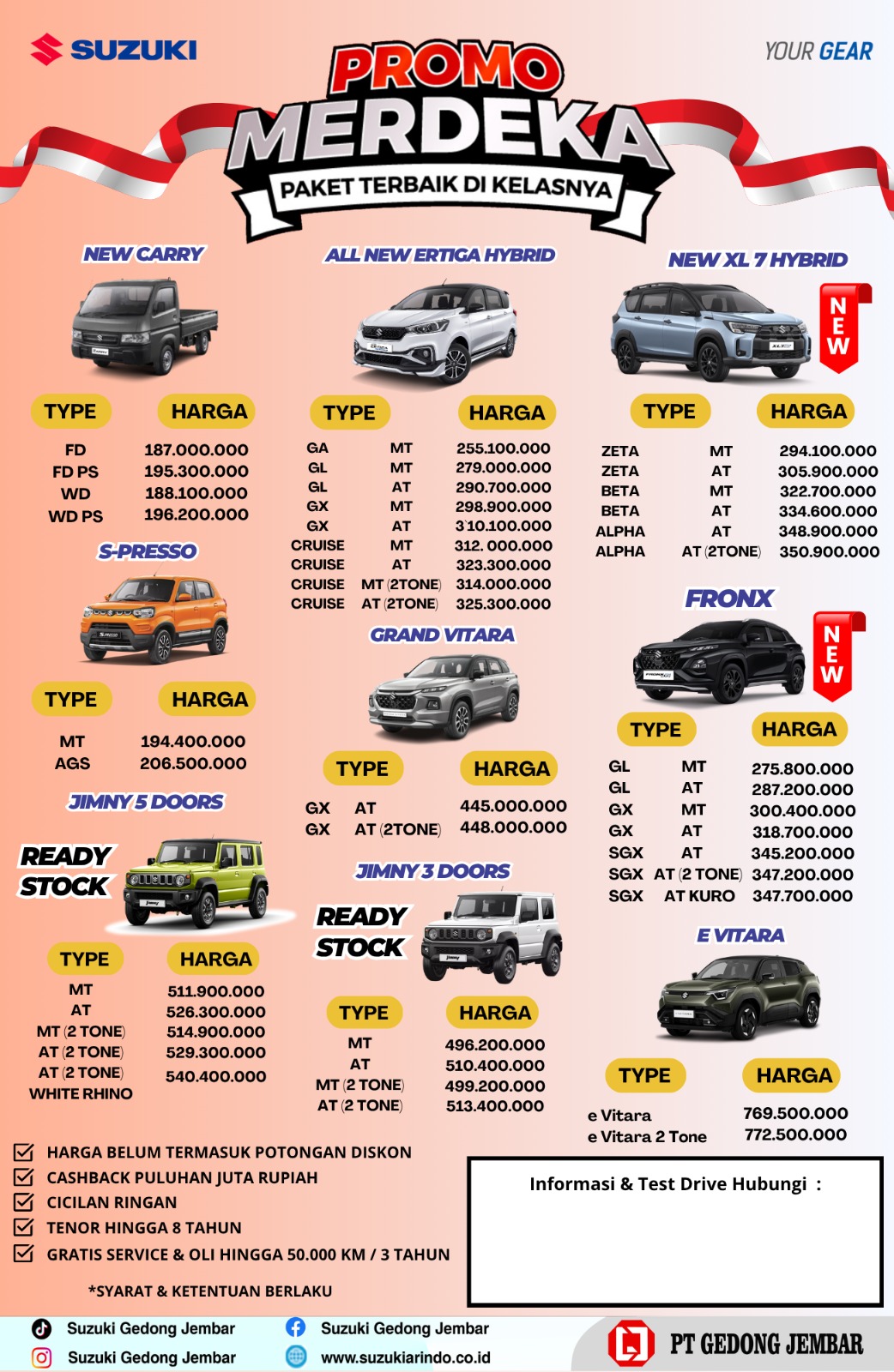 Harga Suzuki Ertiga Pekalongan Batang 