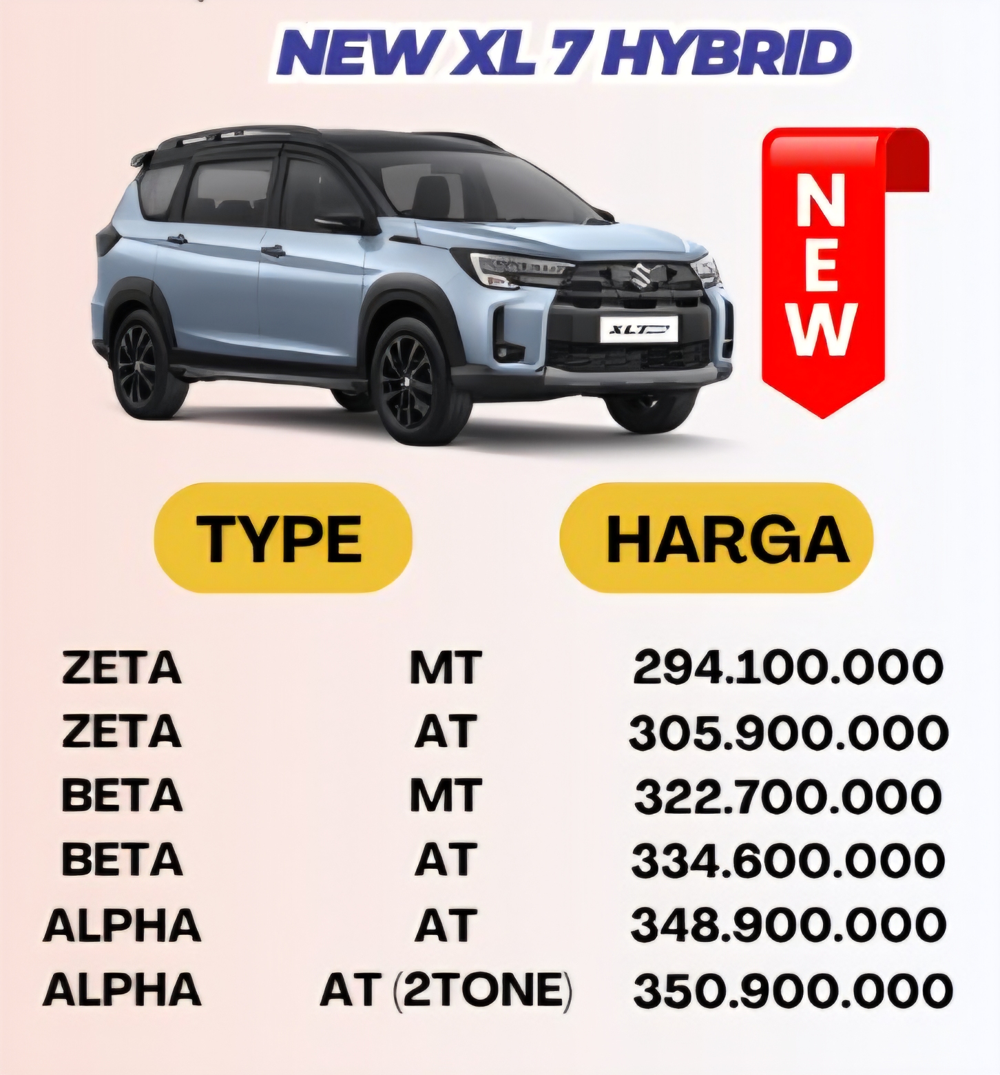 Promo Suzuki All New XL7 Hybrid 2026