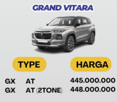 Harga Suzuki Grand Vitara
